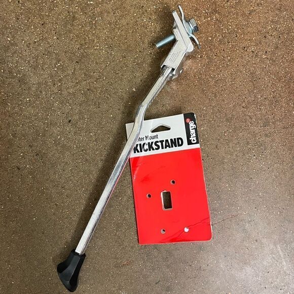 Charge Bikes Silver Center Mount Kickstand for Adult Bikes (Brand New) - Picture 3 of 14